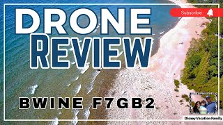 DRONE REVIEW  BWINE F7GB2 4K GIMBAL Drone [upl. by Adnorahc]