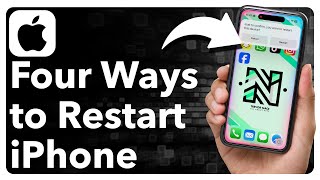 4 Ways To Restart iPhone [upl. by Nyllewell]