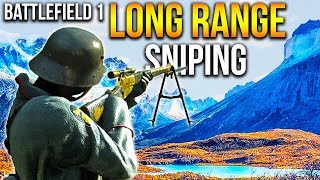 LONG RANGE SNIPING Battlefield 1 Gewehr 98  M1903 Sniper [upl. by Saxela963]