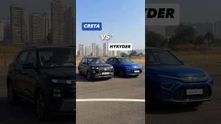 CRETA vs HYRYDER  Which one to buy [upl. by Alodie672]