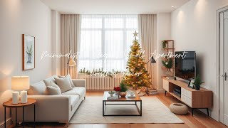 Minimalist Christmas Decoration Ideas Stylish Elegant and Perfect for Small Apartments [upl. by Farnham]