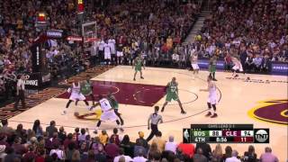 Lebron James Schooledpalming a rookie  Brown   Cavs vs Boston game 4 Playoff 2017 Nba east final [upl. by Greene231]