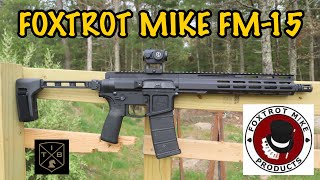 Foxtrot Mike FM15 115” Pistol Review [upl. by Anaujit662]