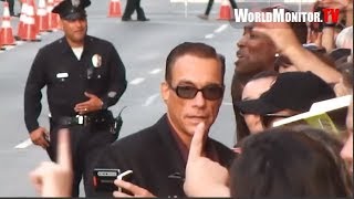 JeanClaude Van Damme Bianca Bree Van Damme at Expendables 2 LA film premiere [upl. by Nabetse870]