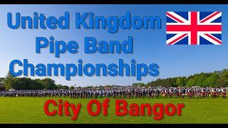 United Kingdom Pipe Band Championships in City of Bangor [upl. by Nahguav713]