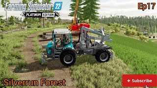 Farming Simulator 22 Silverrun Forest Finiamo I 2 Cantieri Forestali Ep17 [upl. by Jaco]