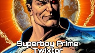 Superboy Prime Comic Animation Twixtor 4K [upl. by Airak]