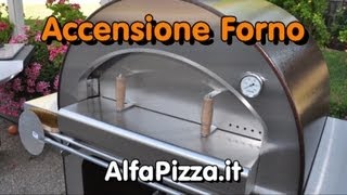 Accensione Forno AlfaPizza [upl. by Llorrad]