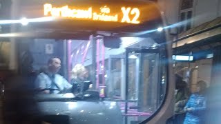 First cymru Route X2 Bridgend bus stationCardiff Part 1 [upl. by Anitnauq269]