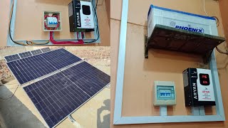 DC Solar System Installed  585watt Solar Panels  60Amp MPPT Controller  12Volt DC System [upl. by Pejsach]