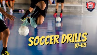 Fun Soccer Training for U7 amp U8 Kids Essential Drills and Skills [upl. by Earej793]