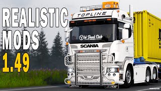 12 Best Realistic Mods for ETS2 149  Euro Truck Simulator 2 2024 [upl. by Nellek]