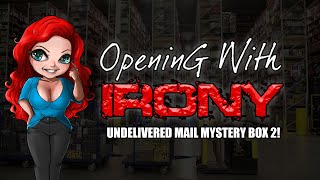 Opening with Irony Fundelivered Undelivered Mail Mystery Box Opening and Review 2 [upl. by Howlend]