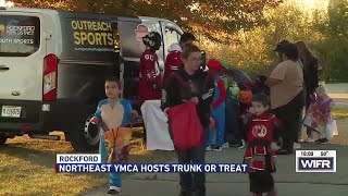 Northeast Family YMCA hosts trunkortreat event [upl. by Ymar]