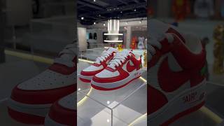 Louis Vuitton x Nike Air Force 1 By Virgil Abloh  Red [upl. by Enetsirhc]