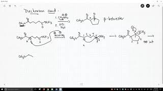 Dieckmann condensation [upl. by Ardnoid205]