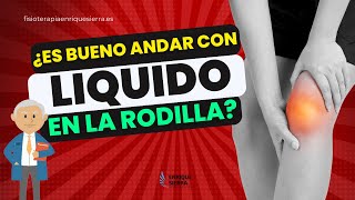 ¿ES BUENO ANDAR CON LÍQUIDO EN LA RODILLA 🤔 [upl. by Ellienad]