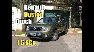 Teste Renault Duster Oroch Dynamique 16 SCe 2019  Naccar  Auto e Notícias [upl. by Birdella]