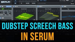 Dubstep FM Screech Pluck Bass in Serum  Virtual Riot Barely Alive Zomboy Style [upl. by Fiona]