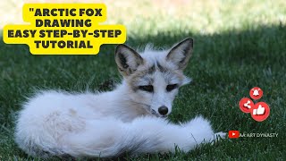 quotArctic Fox Drawing for Kids Easy StepbyStep Tutorial and Fun Arctic Factsquot [upl. by Berardo]