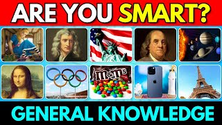 How Smart Are You 😏  General Knowledge Quiz 🤓 50 Questions [upl. by Eitra]