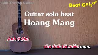 Karaoke Hoang Mang  Hồ Quỳnh Hương Guitar Solo Beat Acoustic  Anh Trường Guitar [upl. by Cherry]