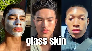 how to get glass skin as a man [upl. by Yerrot]