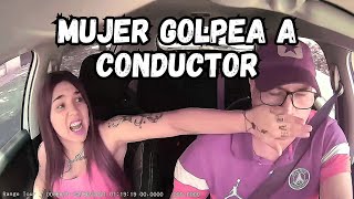 Mujer chilena AGREDE a conductor venezolano Video Completo [upl. by Ayekel]