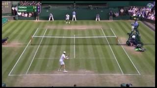 Top 13 Plays Andy Murray goes toetotoe with JoWilfried Tsonga [upl. by Sidoon]