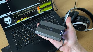 Звуковая карта Sound BlasterX G6  звук оцифровка и тест RMAA [upl. by Sorazal]