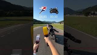 Man vs bike race 💪🔥⏩⏩ trending shorts race automobile smartphone motogp [upl. by Ottilie]