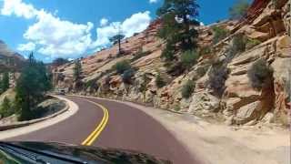 Zion Nationalpark  Scenic Drive Utah  Full Ride  Onboard Front View [upl. by Llert978]