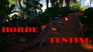 Horde testing  The Isle Evrima  Omniraptor Gameplay [upl. by Finah]