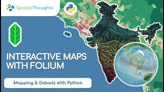 Interactive Maps with Folium  Mapping and Data Visualization with Python [upl. by Bohner]