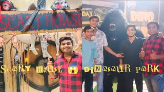 scary House😱 and Dinasaur park Adventure Island 2024 metro walk adventure Island rohini rithala [upl. by Lais]