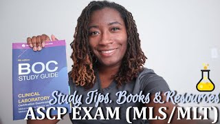 HOW TO PASS THE ASCP MLSMLT EXAM  study tips books amp resources [upl. by Stacie750]