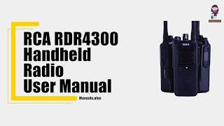 RCA RDR4300 Handheld Radio Unboxing and Setup Guide [upl. by Gnuj]