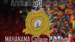 Mahanama college panadura 2K19 annual sport meet [upl. by Anselm]