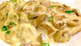 Leckere Hähnchenbrust mit Champignons in Sahnesauce Einfach und schnell [upl. by Josh]