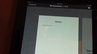 Apple iPad Pages Word Processor Demo [upl. by Ayiram]