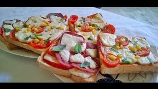 بيتزا سهلة و سريعة تحضر في 5 دقائق  pizza facile et rapide à préparer [upl. by Midan]