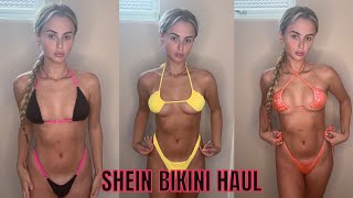 SHEIN SWIMWEAR TRY ON HAUL including discount code no minimum spend [upl. by Gabriele489]