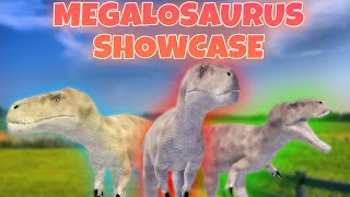 Megalosaurus ShowcaseDinosaur world mobile [upl. by Nwahsel]