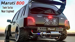 The Black Mamba  Maruti 800 Widebody killer Modification [upl. by Salahi739]