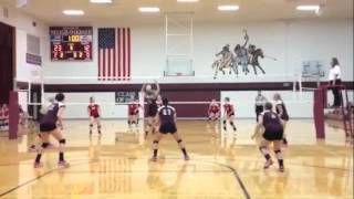 NelighOakdale volleyball vs Plainview [upl. by Aierb]