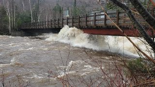 SainteBrigittedeLaval promet « le tout pour le tout » pour se protéger de futures inondations [upl. by Neehs]