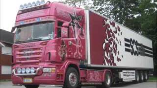 Scania R500 V8  SCS The Pink Panther [upl. by Ellenrad]