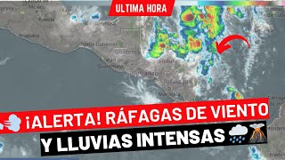 🌬️💨 ¡Alerta Ráfagas de Viento y Lluvias Intensas 🌧️🌋  Pronóstico Detallado para El Salvador [upl. by Countess]