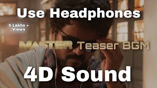 Master Teaser BGM  Master BGM  Background Music  Thalapathy Vijay [upl. by Homere436]