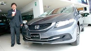 Honda Civic 2014 presentado por FastLane  Video en Full HD  Todoautospe [upl. by Ettezil]